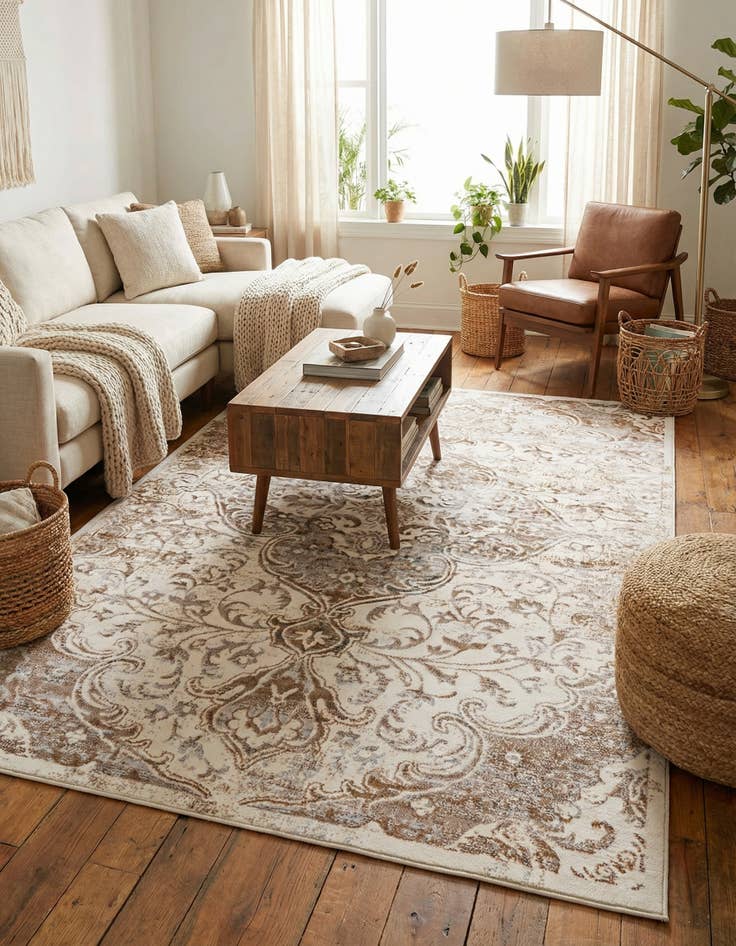 Detail image of  5' 3 x 8' Highbury Rug