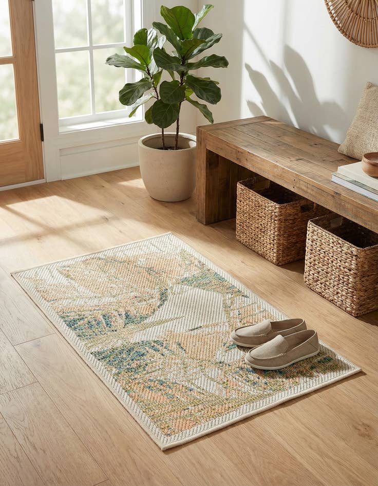 Detail image of 2' x 3' Easy-Clean Baja Indoor / Outdoor Rug
