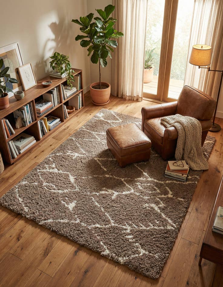 Detail image of 8' x 10' Infinity Shag Rug