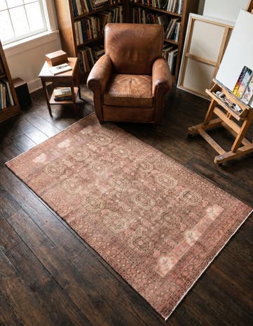 3' 2 x 5' 6 Hand Knotted Ultra Vintage Persian Wool Rug