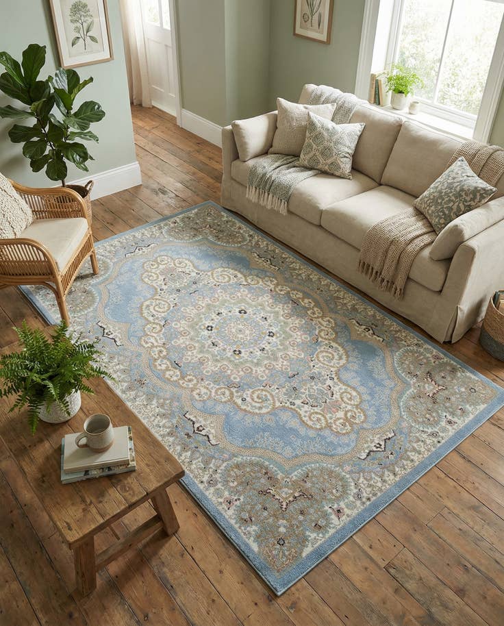 Detail image of 6' x 9' Kamala Washable Rug