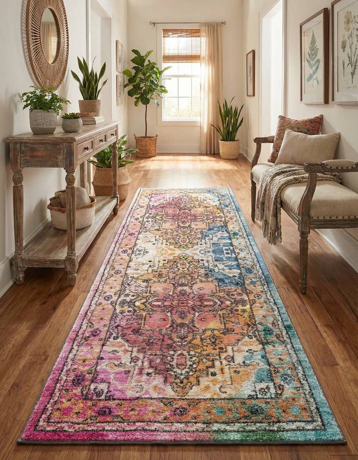 Detail image of 2' 2 x 6' Medina Runner Rug