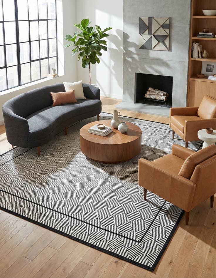 Detail image of 10' x 10' Milano Square Rug