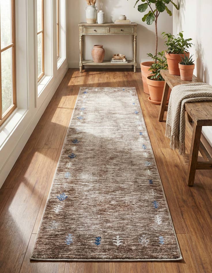 Detail image of 2' 7 x 10' Gabbeh Runner Rug