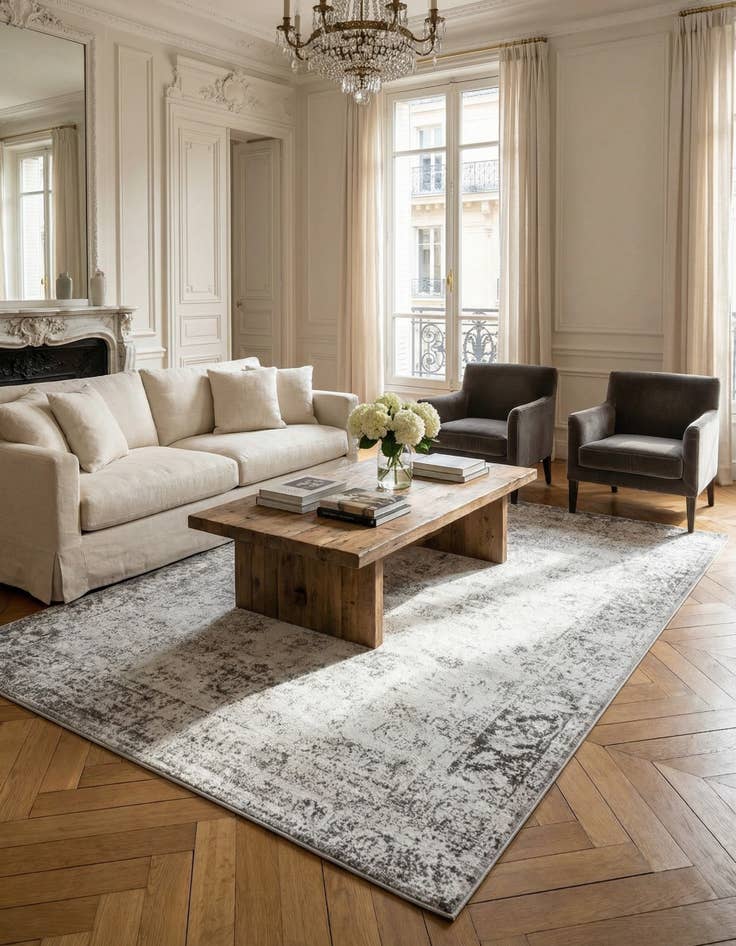 Detail image of 7' 10 x 10' Monte Carlo Rug With Pad Bundle