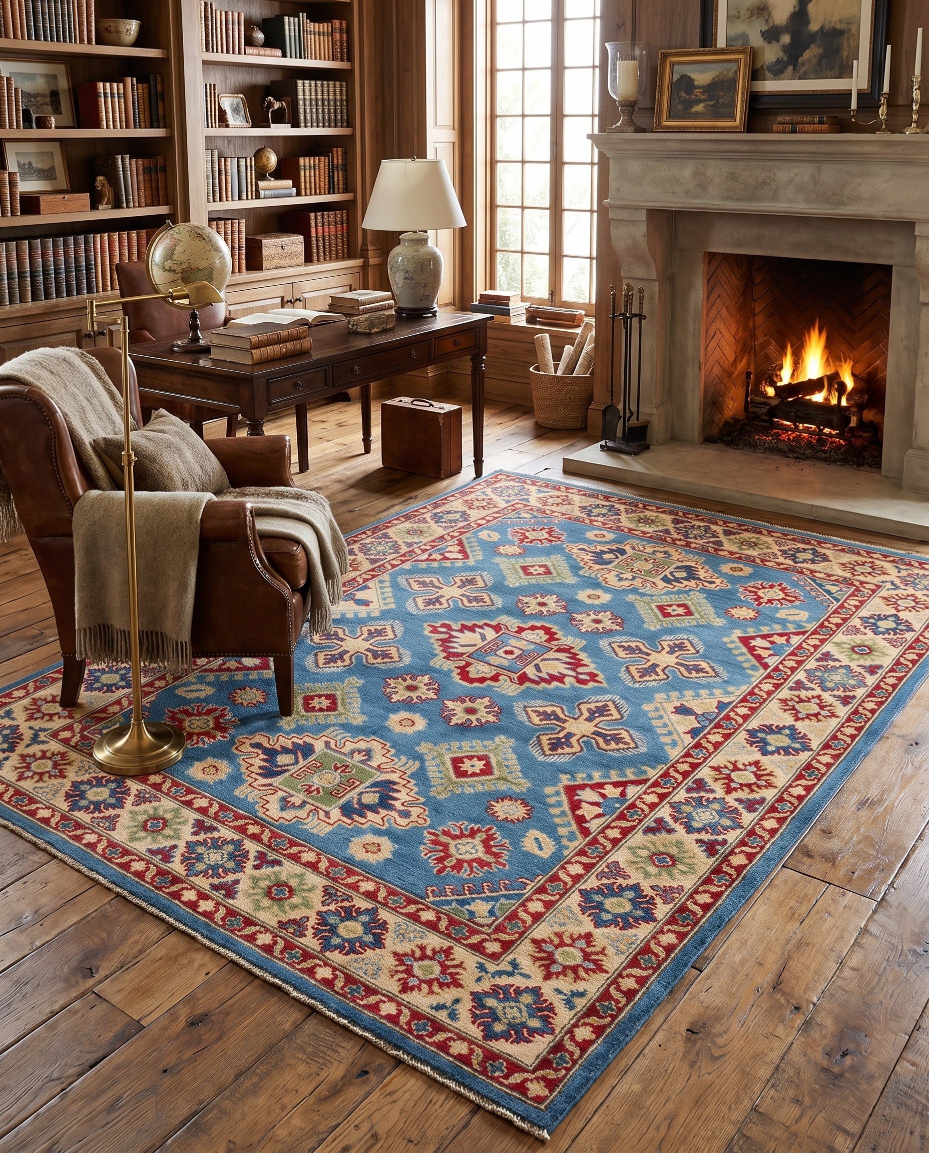 Detail image 3 of 10: 5' 2 x 7' Hand Knotted Kazak Rug