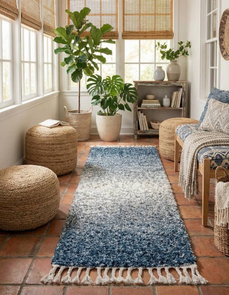 Detail image of 2' 7 x 8' 2 Lagom Shag Runner Rug