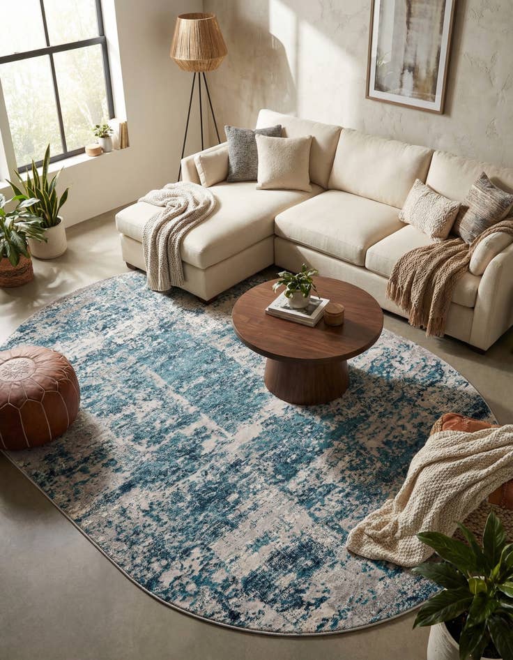 Detail image of 5' 3 x 8' Finsbury Oval Rug