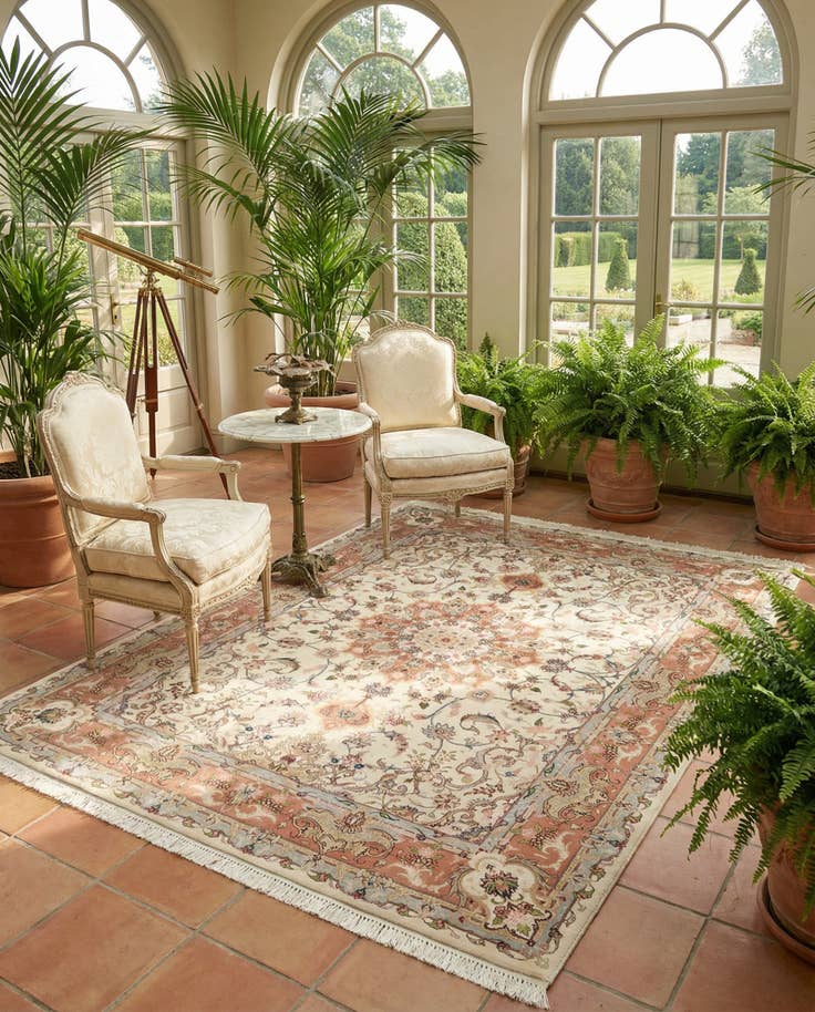 Detail image of 5' x 7' Tabriz Rug