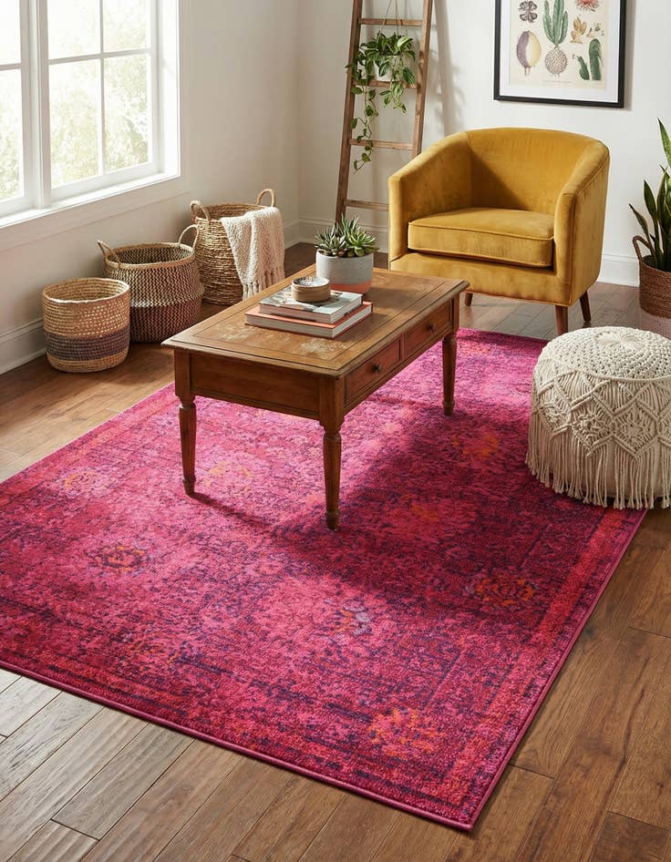 Detail image of 4' x 6'  Washable Palazzo Rug