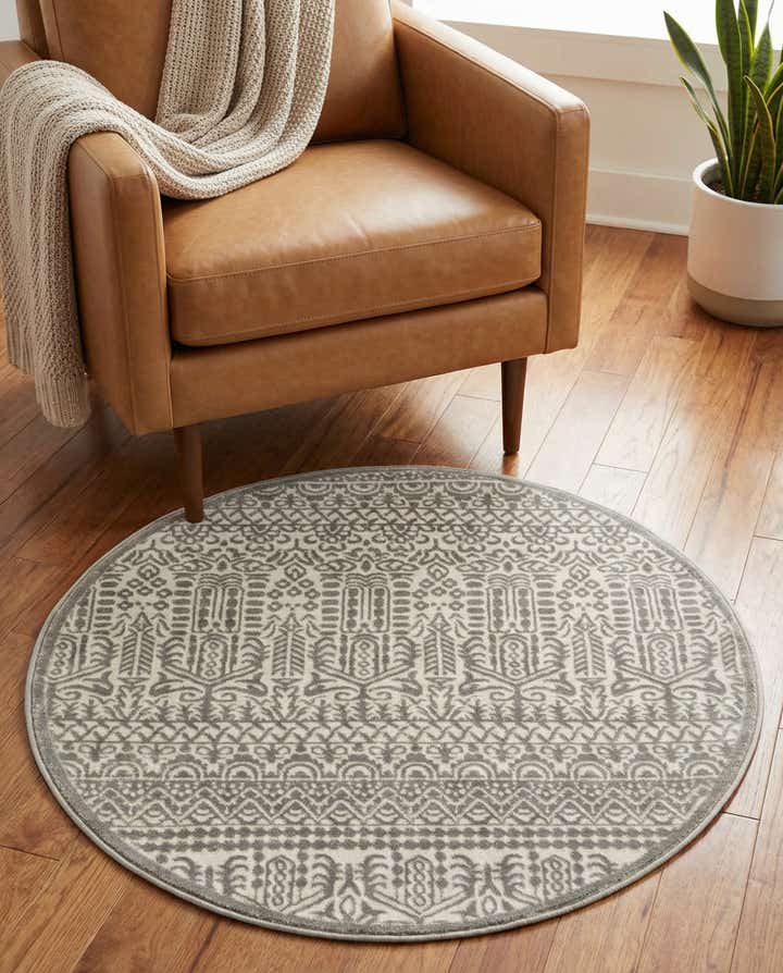 Jill Zarin 3' 3 x 3' 3 Uptown Cloisters Round Rug