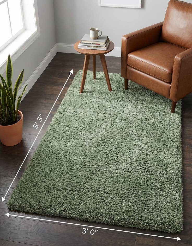 Detail image of 3' x 5' 3 Zermatt Shag Rug