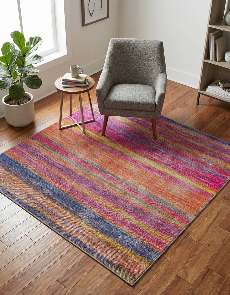 Detail image of 5' x 5' Asha Square Rug