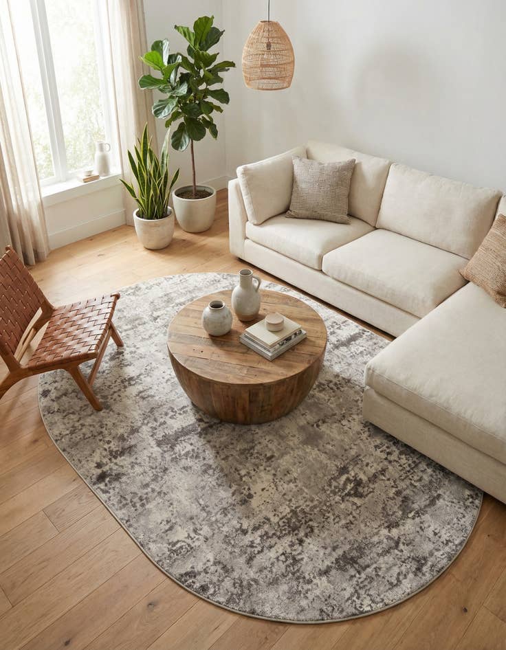 Detail image of  7' 10 x 10' Aurora Oval Rug