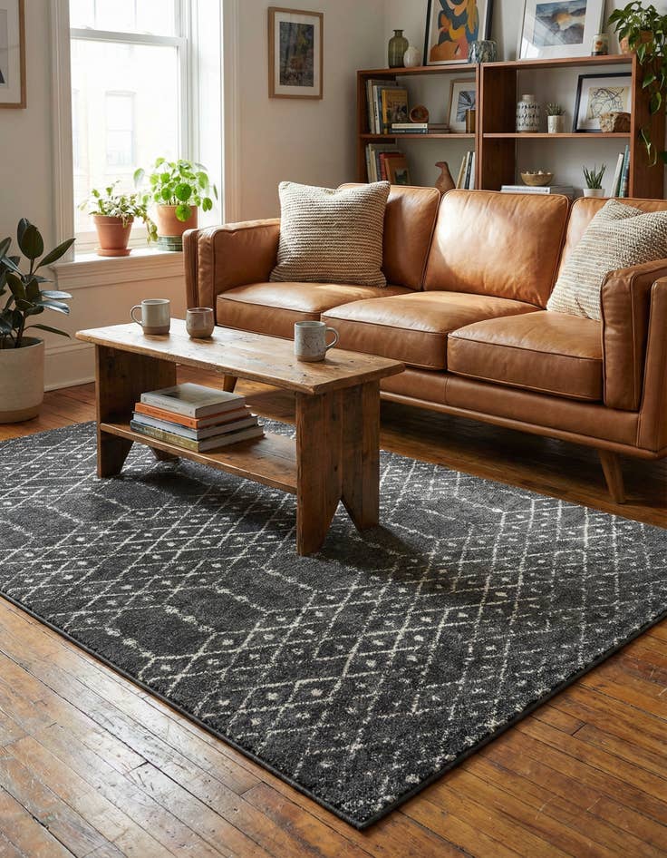 Detail image of 4' x 6' Paxon Trellis Rug