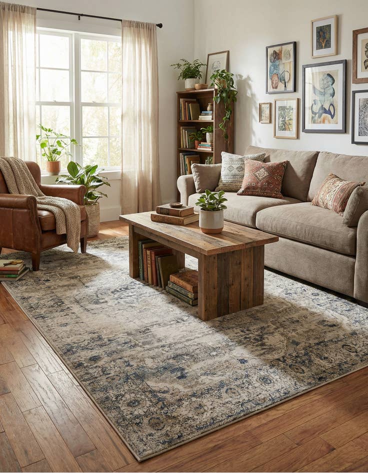 Detail image of 5' 3 x 8' Oregon Rug