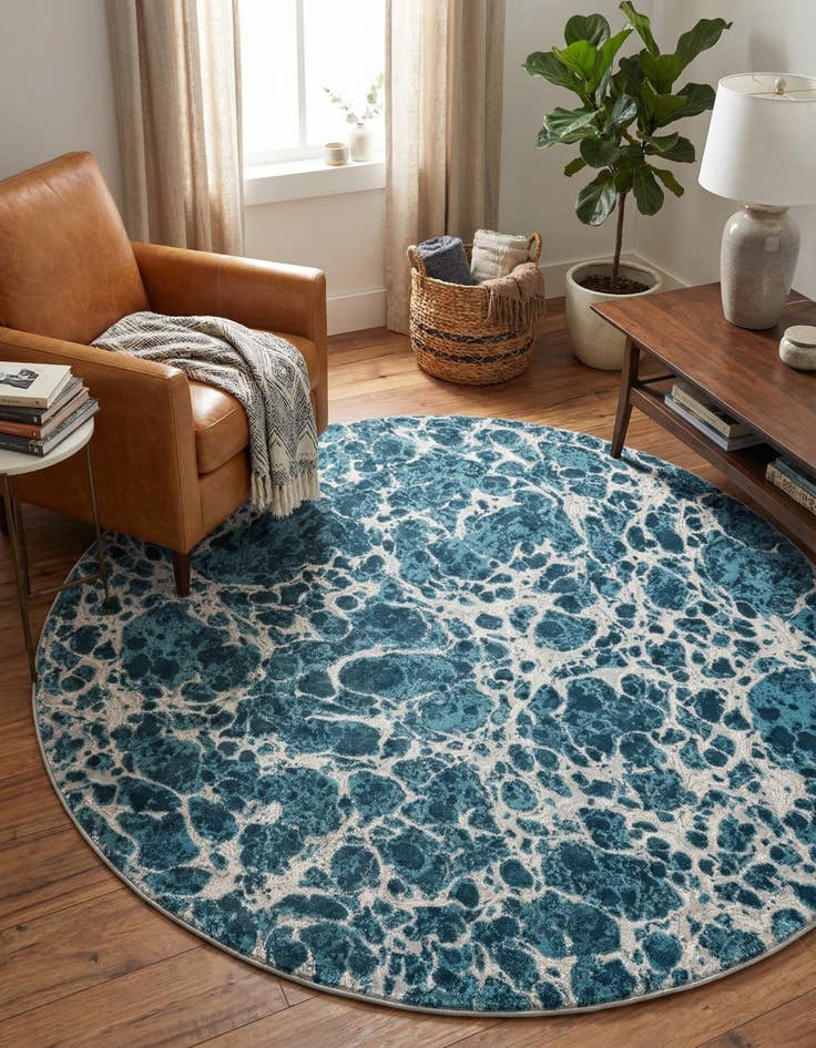 Detail image of 7' x 7' Oasis Round Rug