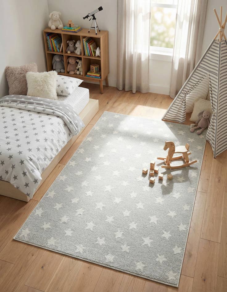 Detail image of 4' x 6' Whimsy Kids Rug