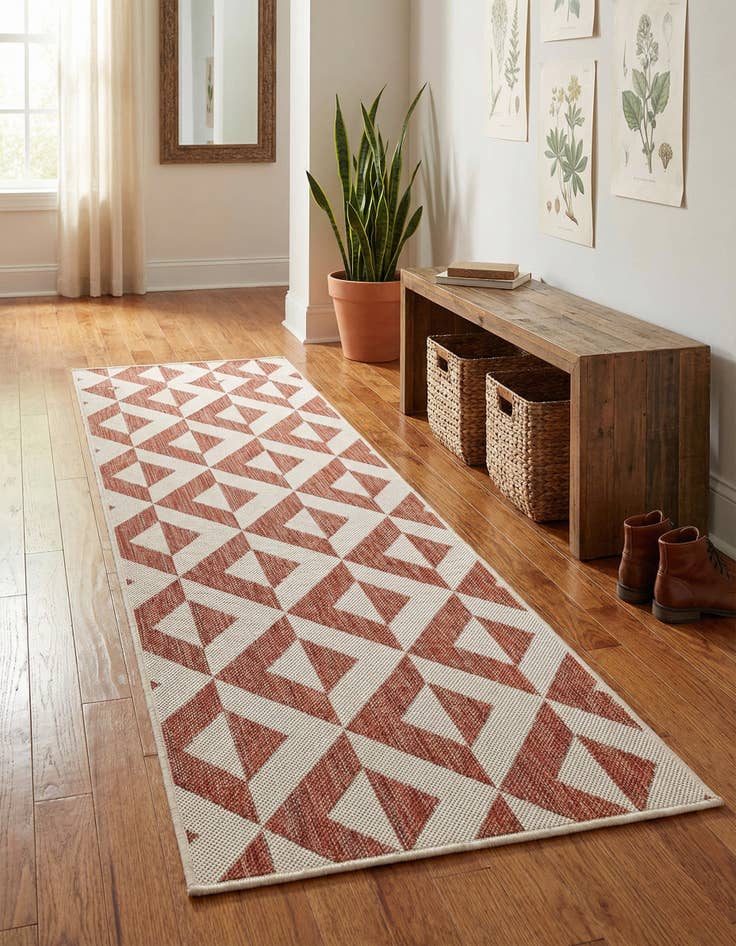 Detail image of 2' x 6' Washable Jill Zarin Napa Indoor / Outdoor Runner Rug