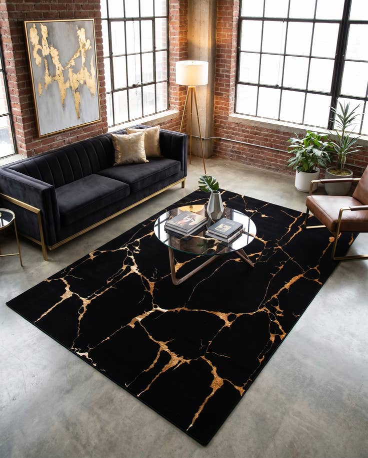 Detail image of 6' x 9' Vogue Geo Rug