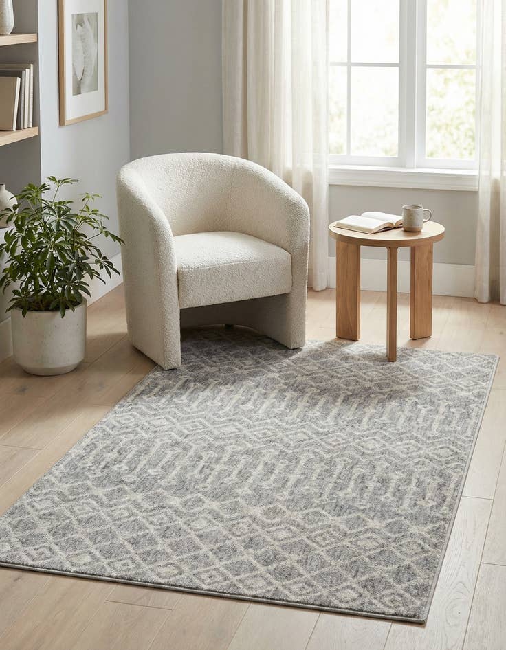 Detail image of 4' x 6' Eco Trellis Rug