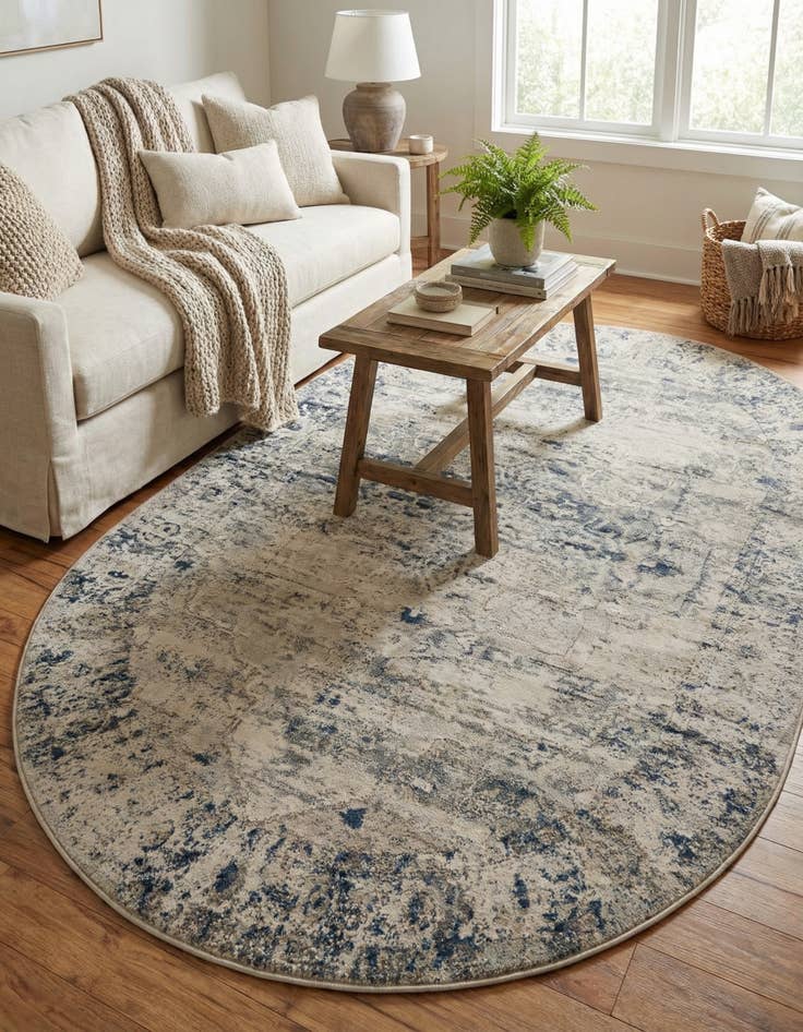 Detail image of  6' 1 x 9' Oregon Oval Rug