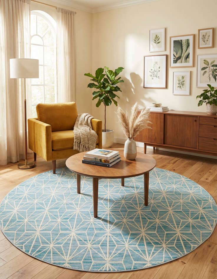 Detail image of 8' x 8' Uptown Fifth Avenue Round Rug