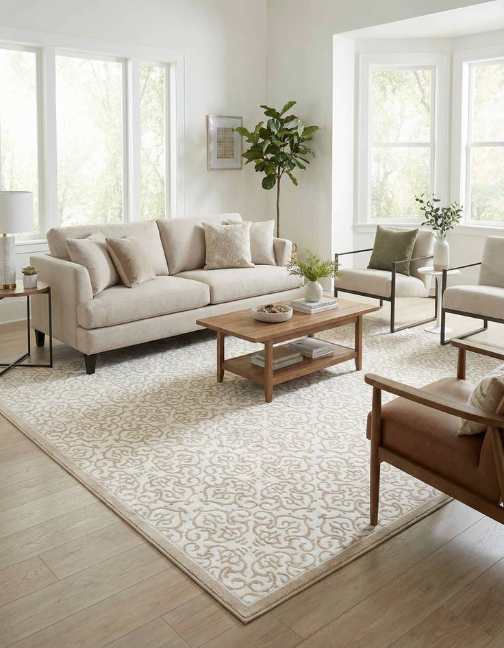 Detail image of 10' 8 x 10' 8 Nepal Square Rug