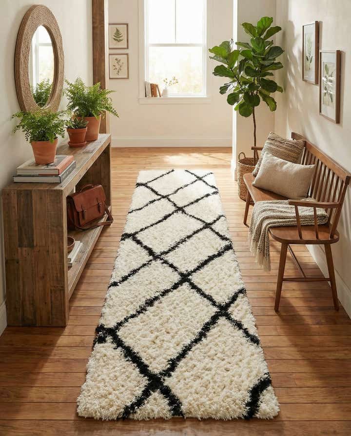2' 7 x 12' Infinity Shag Runner Rug