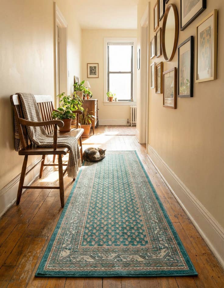 Detail image of 2' 7 x 12' Tribeca Runner Rug