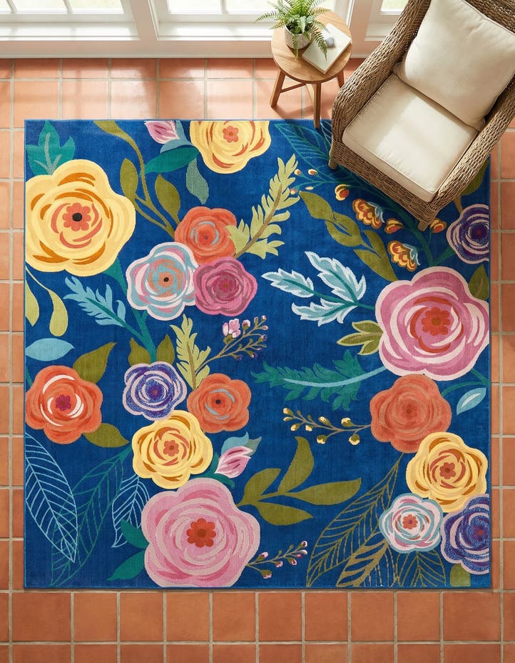6' x 6' Blossom Square Rug