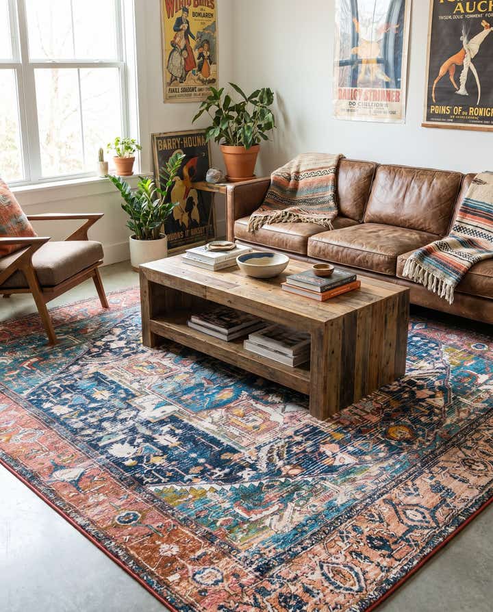 240cm x 240cm Medina Quadrat Teppich