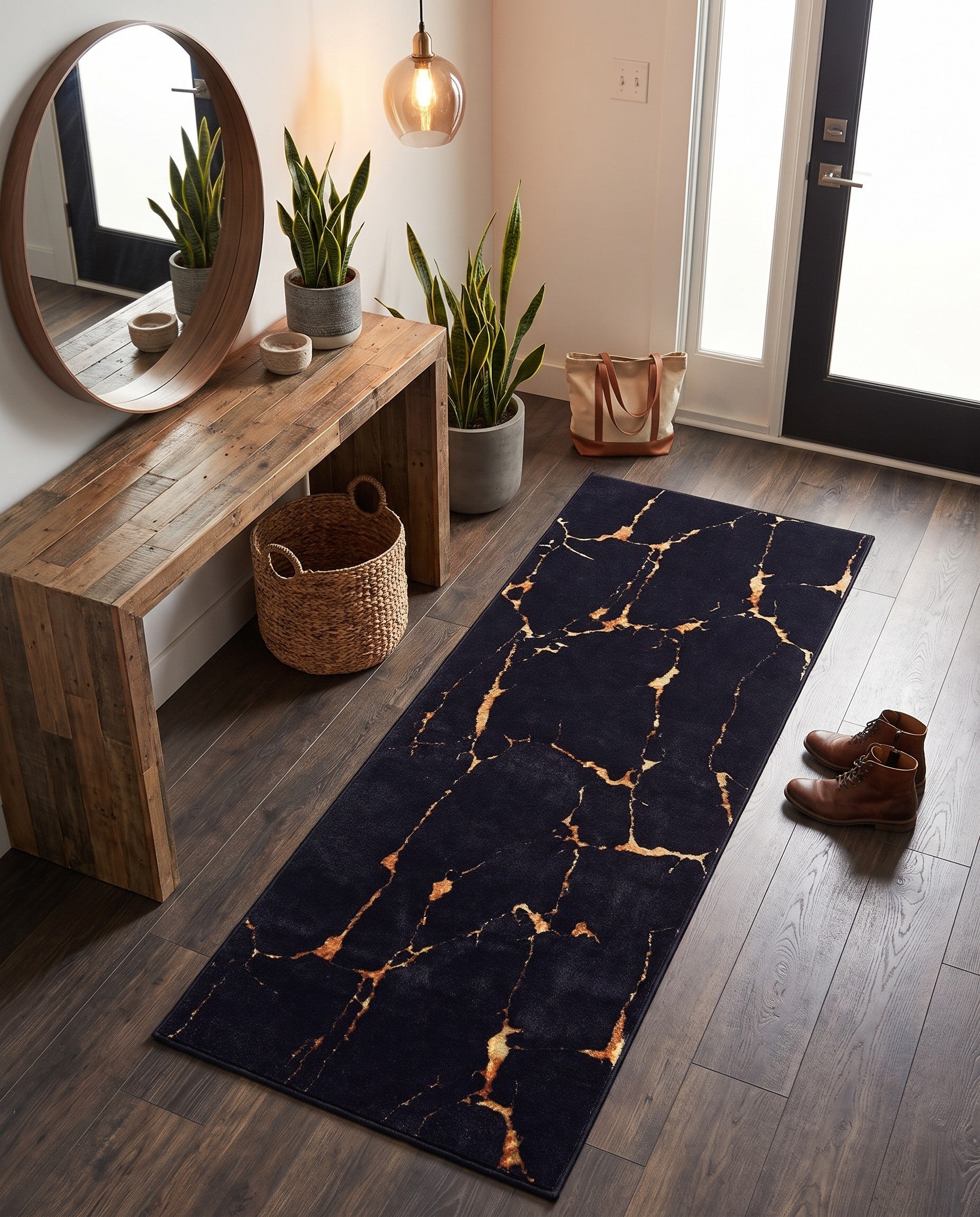 2' x 5' Vogue Geo Runner Rug