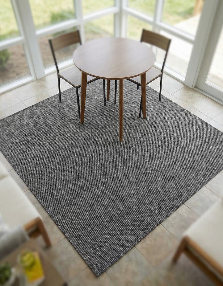 6' 1 x 6' 1 Easy-Clean Solid Indoor / Outdoor ...