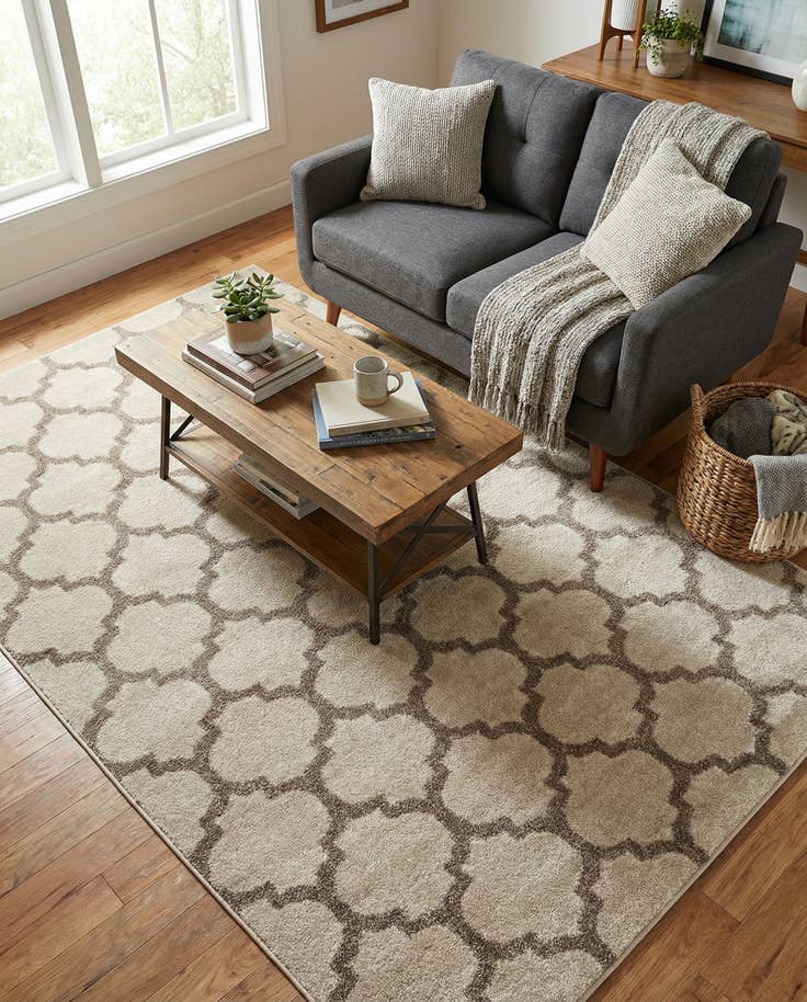 Detail image of 4' x 6' Lattice Rug