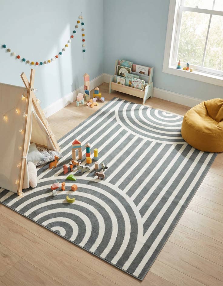 Detail image of 5' x 7' Whimsy Kids Rug