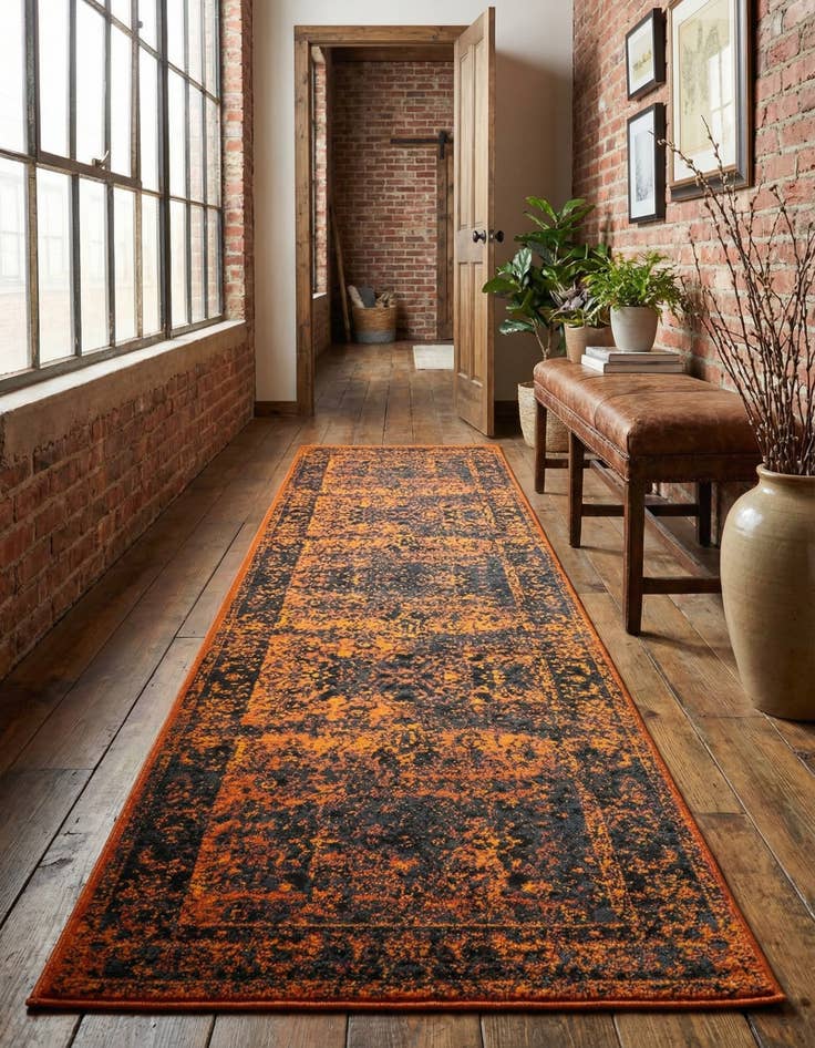 Detail image of 3' x 9' 10 Ankara Runner Rug