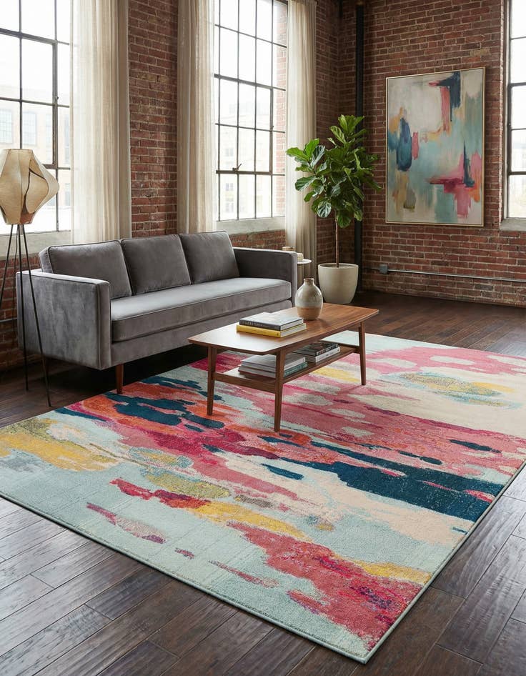 Detail image of 10' x 13'  Washable Casablanca Rug