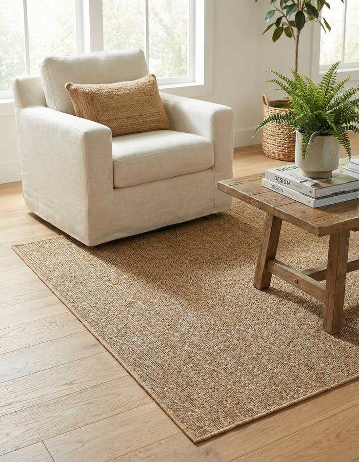 Detail image of 5' 3 x 8' Washable Modern Indoor / Outdoor Rug