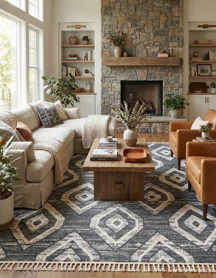 Detail image of 9' x 12' Cherokee Rug