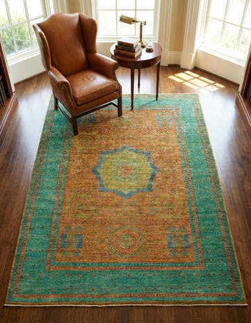 4' 11 x 6' 6 Amina Wool Rug