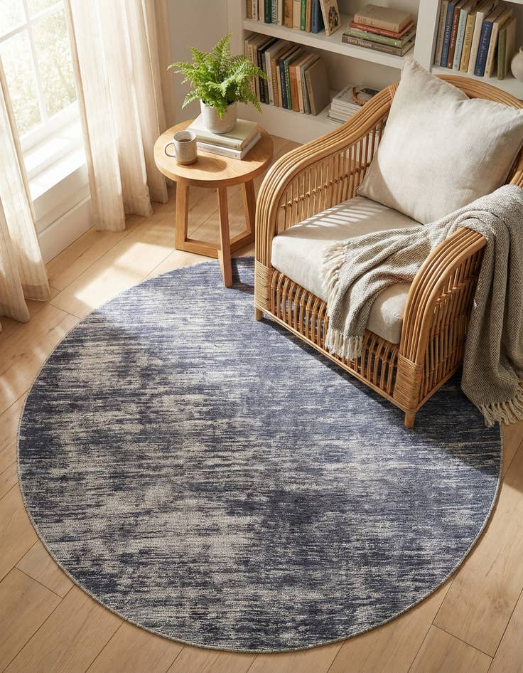 Detail image of 5' x 5' Asha Round Rug