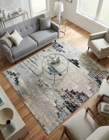 Gray Tucson Square Rug