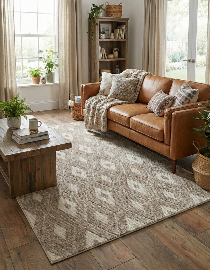 Detail image of 6' x 9' Sepia Rug