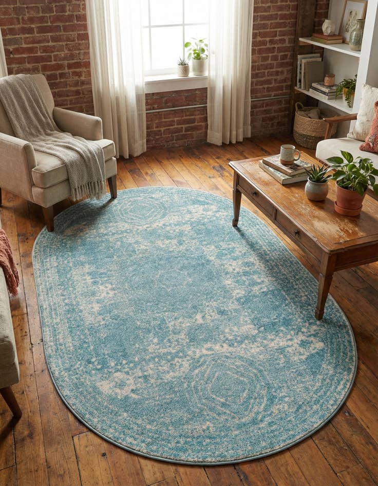 Detail image of 5' 3 x 8' Dover Oval Rug