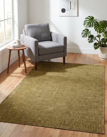 Olive Green Aakaar Rug