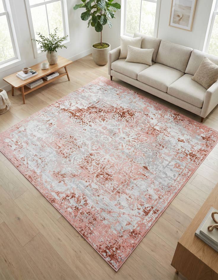 Detail image of 7' 10 x 7' 10 Kamala Washable Square Rug