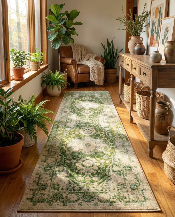Detail image of 2' 7 x 10' Madeline Vintage Runner Rug