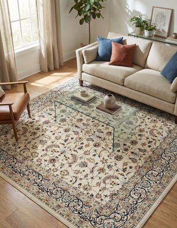 7' 10 x 8' Nain Design Square Rug