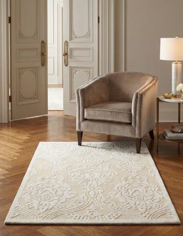 3' x 4' 11 Hand Knotted Darya Wool Rug
